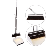 Набор для уборки, щетка для пола с совком «Disco» белый 1103