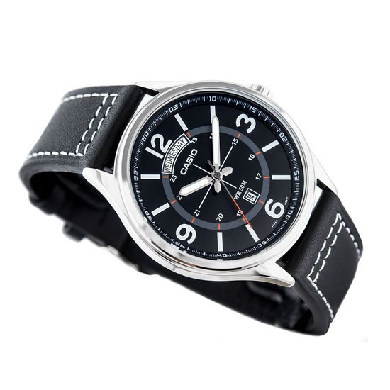 Мужские японские наручные часы Casio MTP-E129L-1AVDF