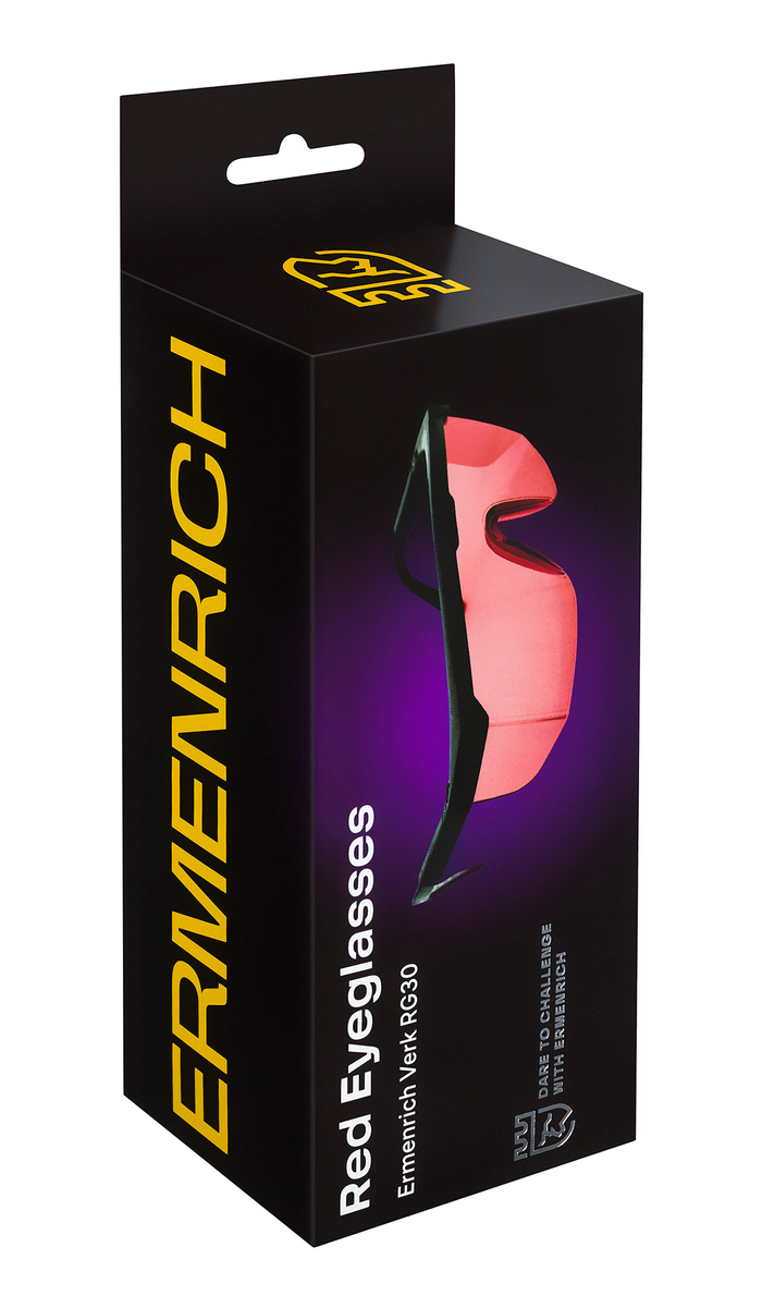 Очки лазерные Ermenrich Verk RG30, красные