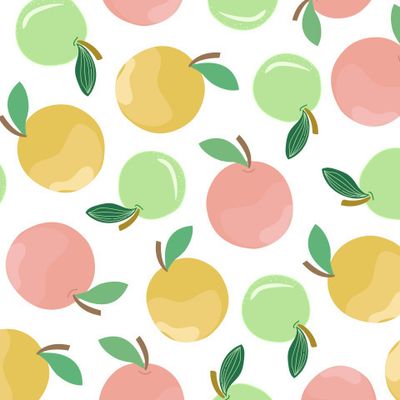 Яблочный принт