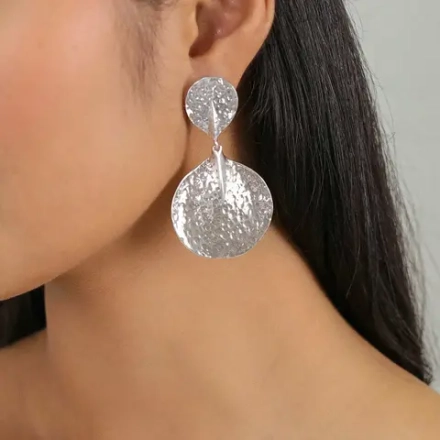 Серьги ORI TAO, Petales, лепестки, OT24.1-12-31914 (серебристый)