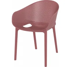 Стул пластиковый Sky Pro марсала