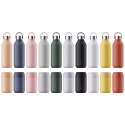 Chilly's Bottles - Термобутылка Series 2 1л голубой / артикул   B1000S2FBLU  / GTIN 604947807632