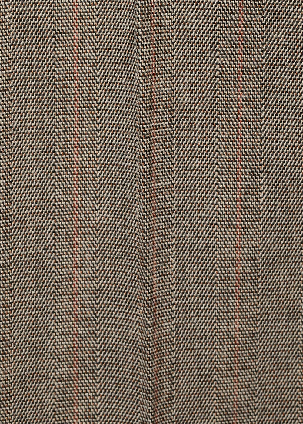 Брюки зауженного укороченного кроя в тонкую полоску