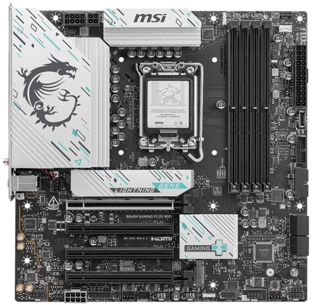Материнская плата mATX MSI B860M GAMING PLUS WIFI