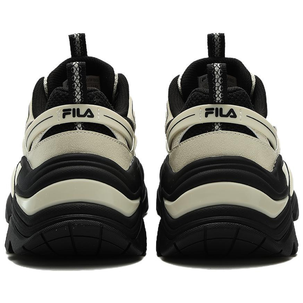 FILA Fila fishbone 1S casual all-match non-slip low-cut life casual shoes women's pearl color