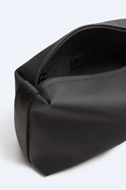 ZARA ПРОРЕЗИНЕННЫЙ НЕСЕССЕР, ЧЕРНЫЙ