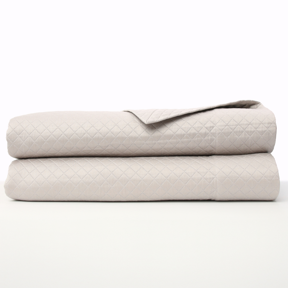 Покрывало 260x280 Claire Batiste Atelier CNV серо-бежевое