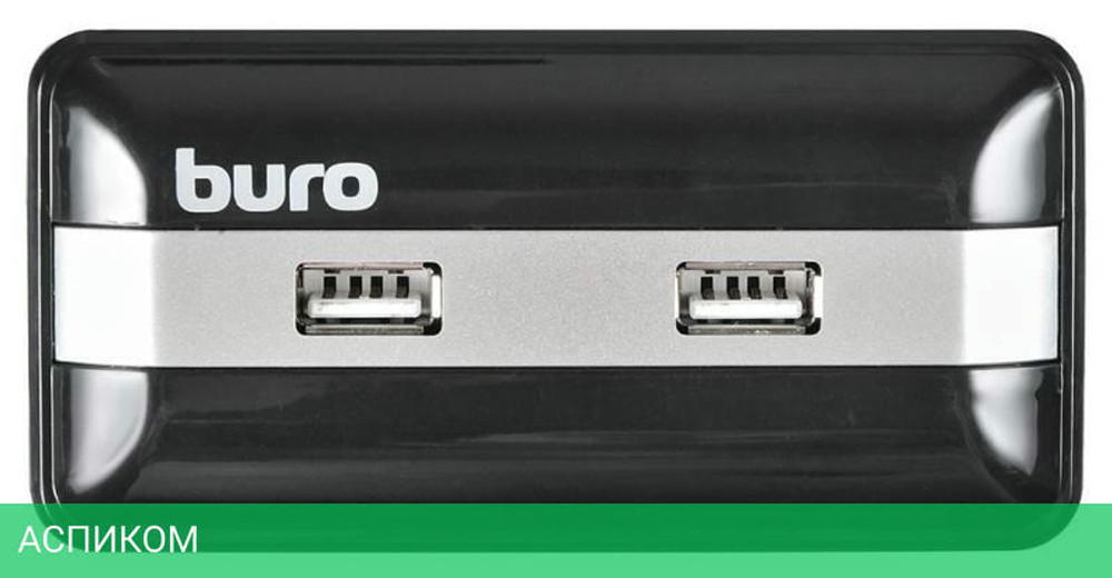 USB-хаб Buro BU-HUB7-U2.0 черный