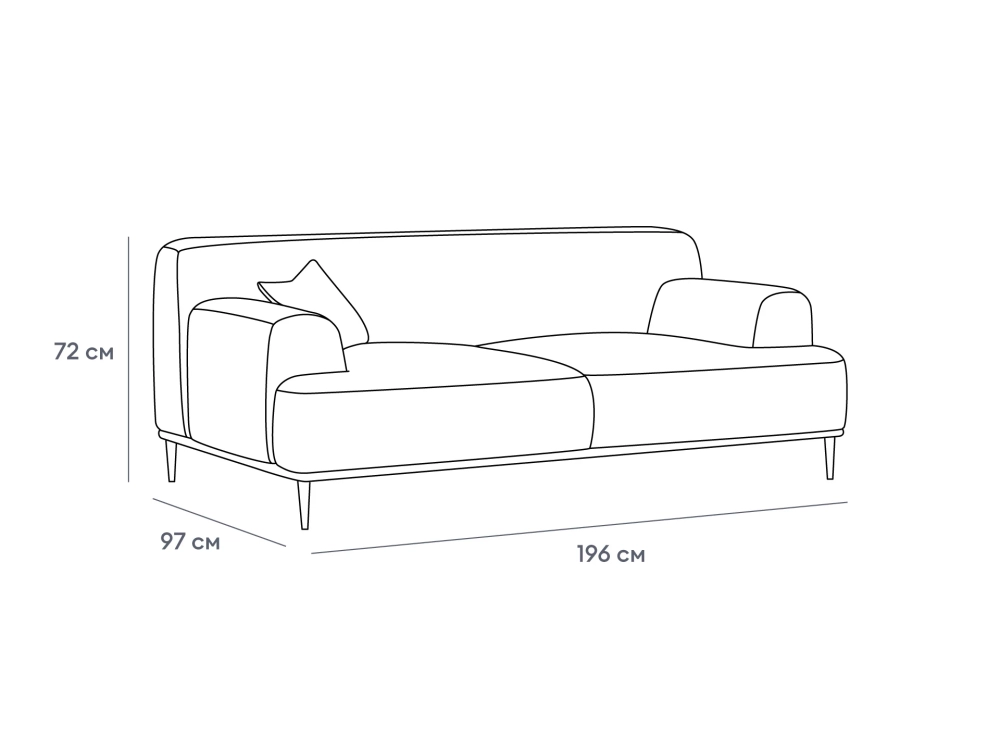 Диван Portofino 2-х местный