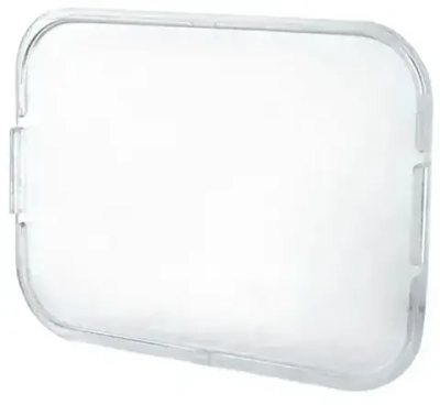 Стекло для электрощитов ЩРУ пластик 2шт. Посадочное место 100мм х 75мм