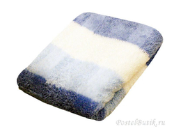 Махровое полотенце Noblesse 1011 Frottier голубое от Cawo Германия