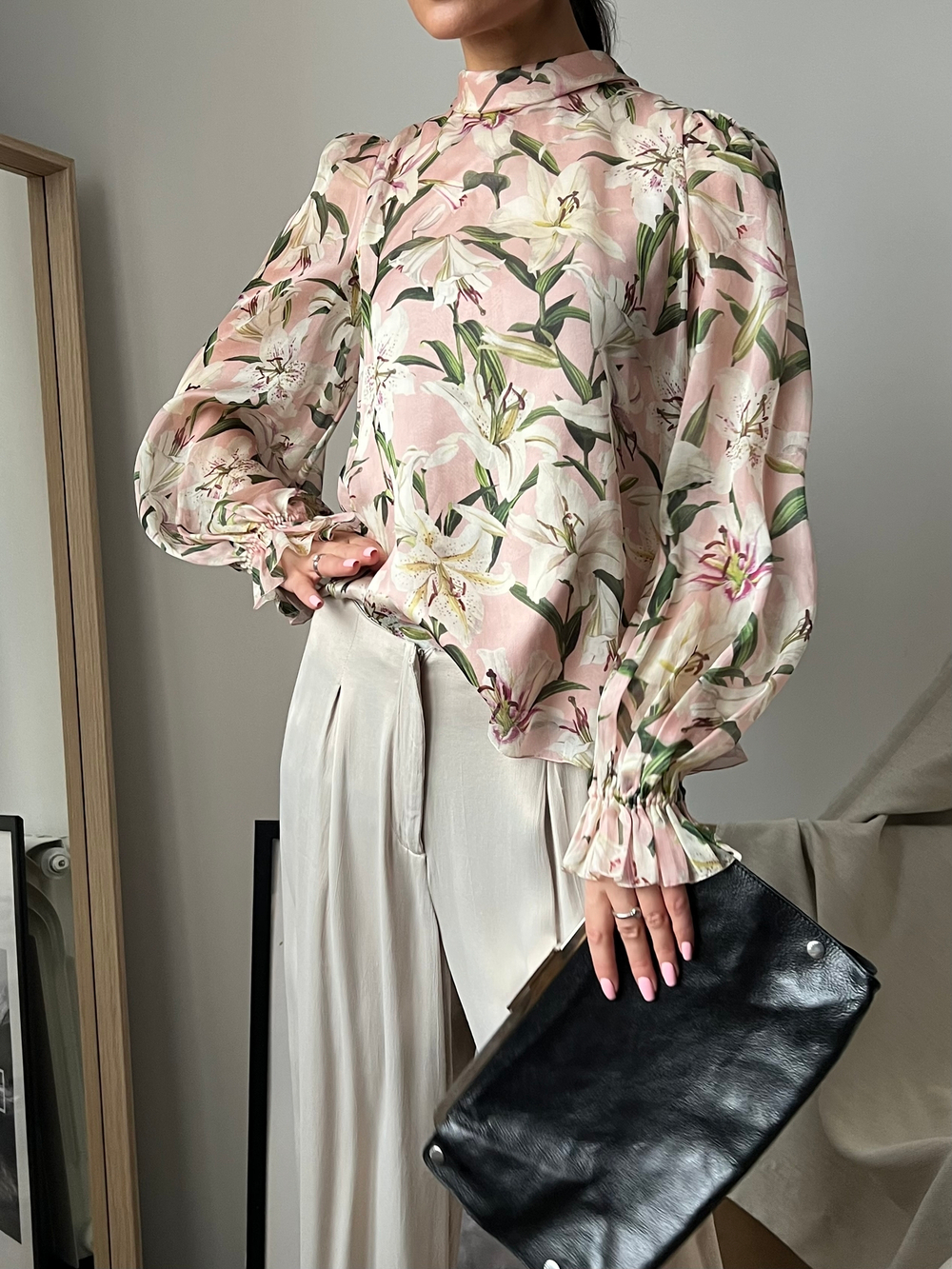Шелковая блуза Dolce&Gabbana