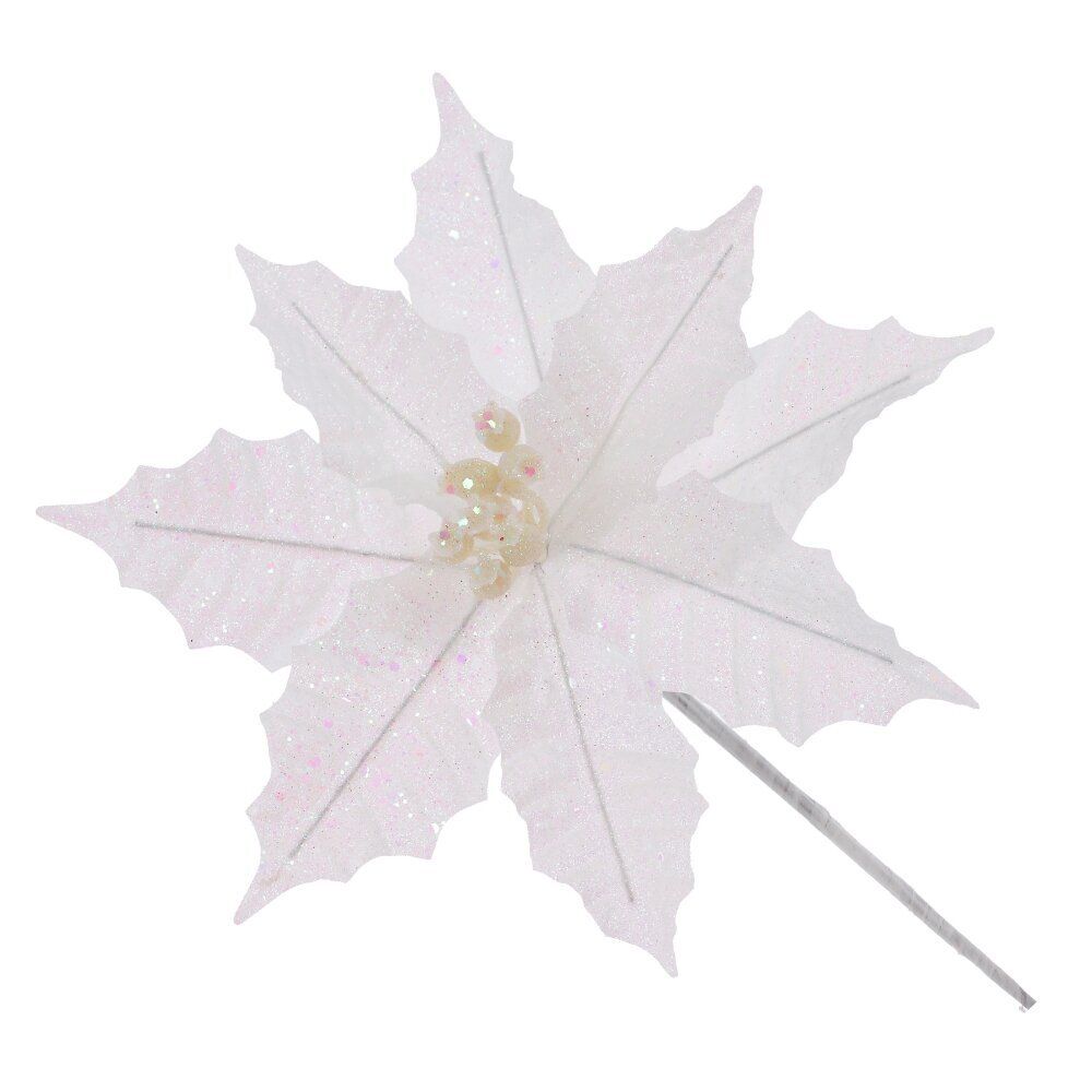 GAEM Цветок искусственный "Пуансеттия", L25 W25 H26 см, 2в.