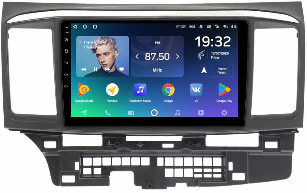 Магнитола для Mitsubishi Lancer X 2007-2016 (рамка 9) - Teyes SPRO+ на Android 10, ТОП процессор, 4Гб+32Гб, 4G SIM-слот