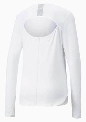 Женская теннисная футболка (dł. Рукава) Puma Run Cloudspun Marathon Long Sleeve - белый