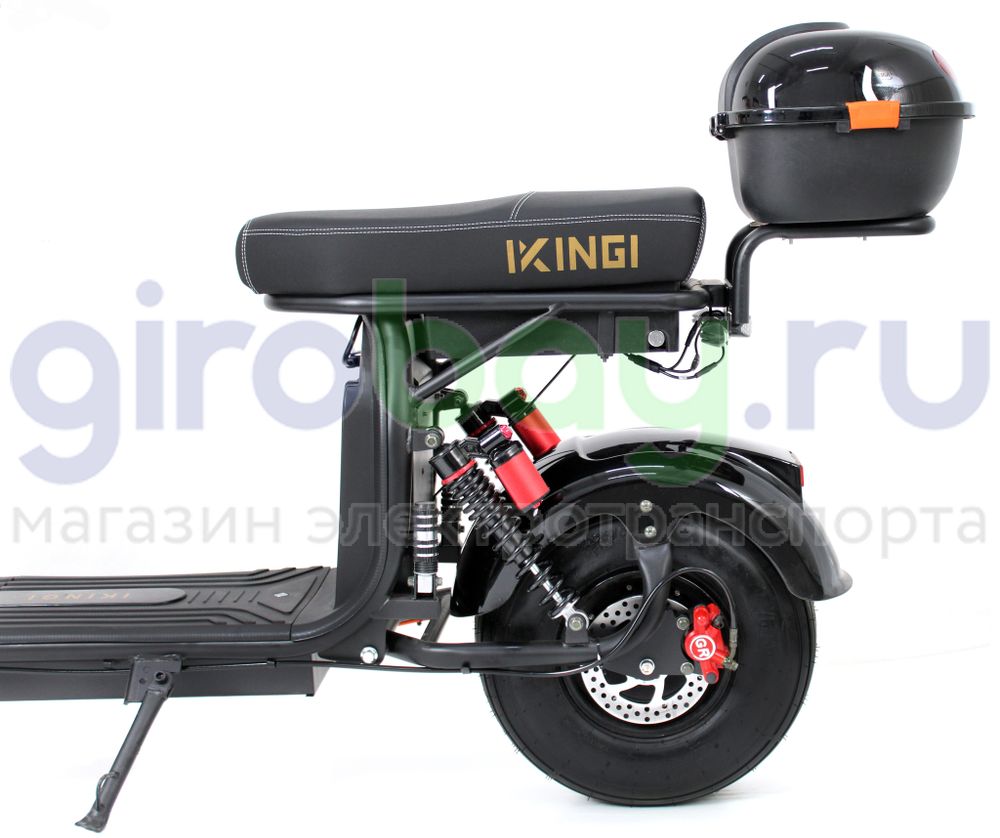 Электроскутер IKINGI X7 PRO 3000W - Чёрный, летние покрышки фото №17