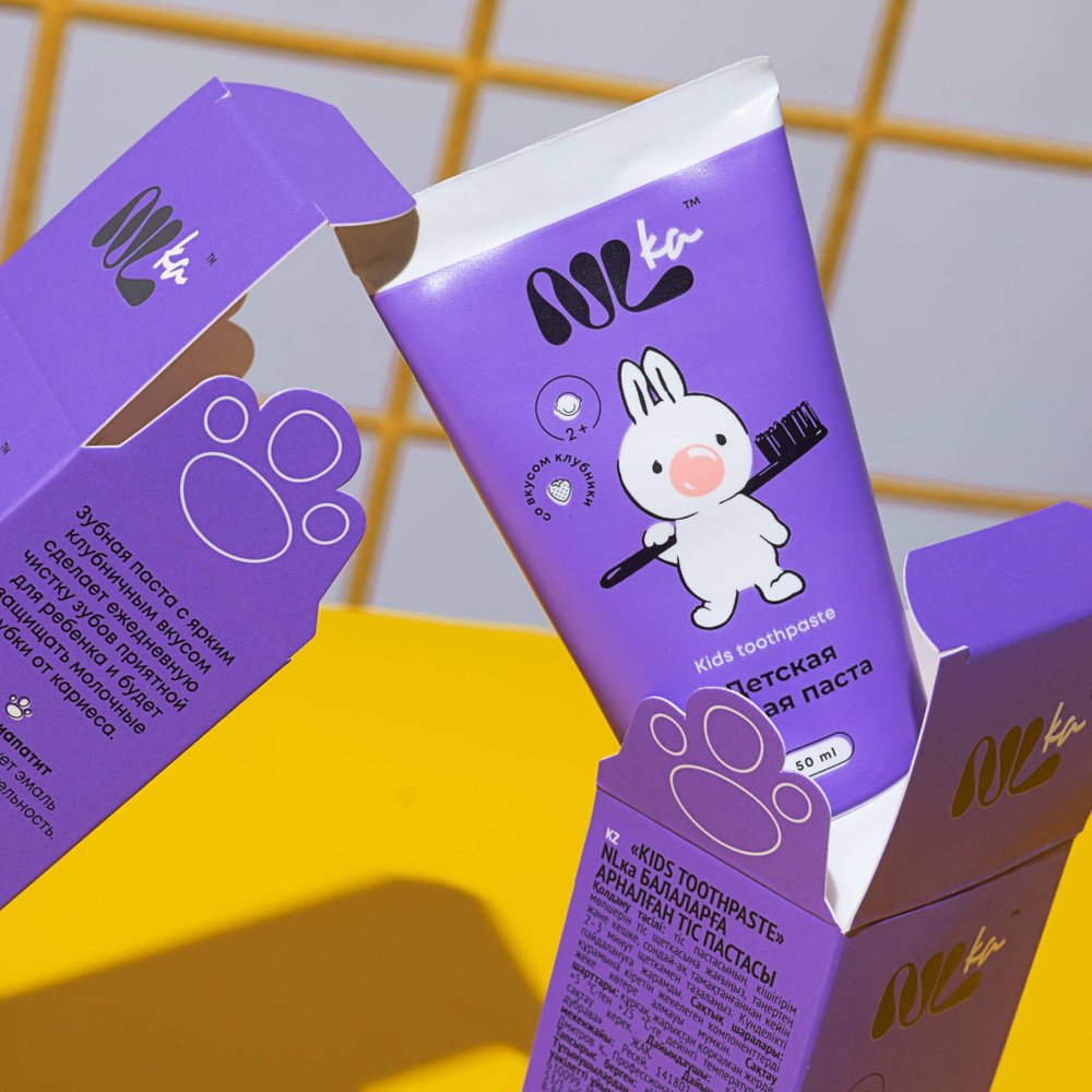 Nlka Для детей Детская зубная паста (возраст 2+) 50мл