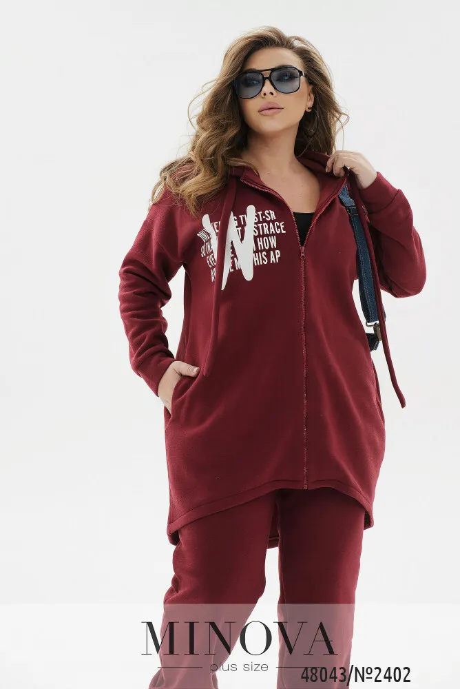 Костюм 2402-бордо Minova