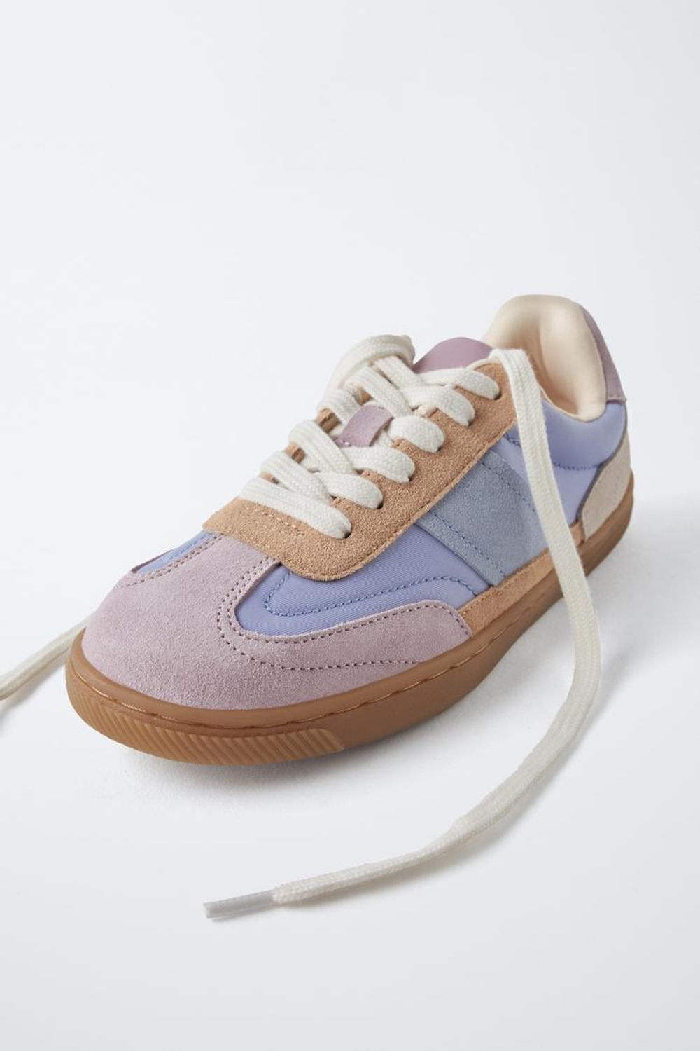 ZARA КРОССОВКИ С ДЕТАЛЯМИ РАЗНЫХ ЦВЕТОВ, РАЗНОЦВЕТНЫЙ