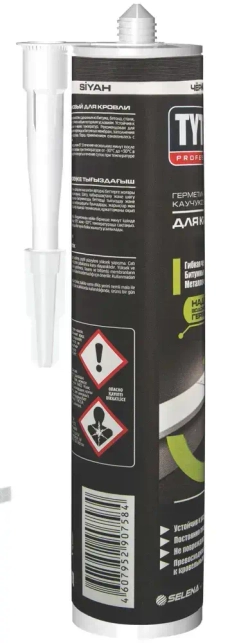 Герметик битумно-каучуковый кровельный Tytan Professional черный 310 мл