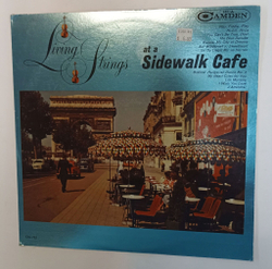 Винтажная виниловая пластинка LP Living Strings At A Sidewalk Cafe (USA 1963)