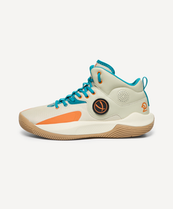 Кроссовки баскетбольные JÖGEL Launch 2.0 MID, бежевый/оранжевый