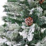 Ёлка «Таинственный лес» 180 см, (780 веток), ПВХ,леска,резина шишки, белое напыление