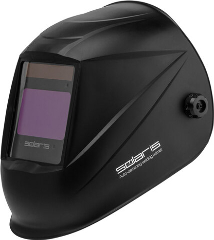 Щиток сварщика с самозатемняющимся светофильтром Solaris ASF710S (черный)