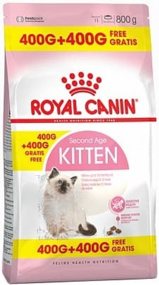 Royal canin Киттен промо 400+400г. корм для котят