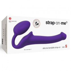 Безремневой страпон Strap-on-me Semi-Realistic, фиолетовый, S