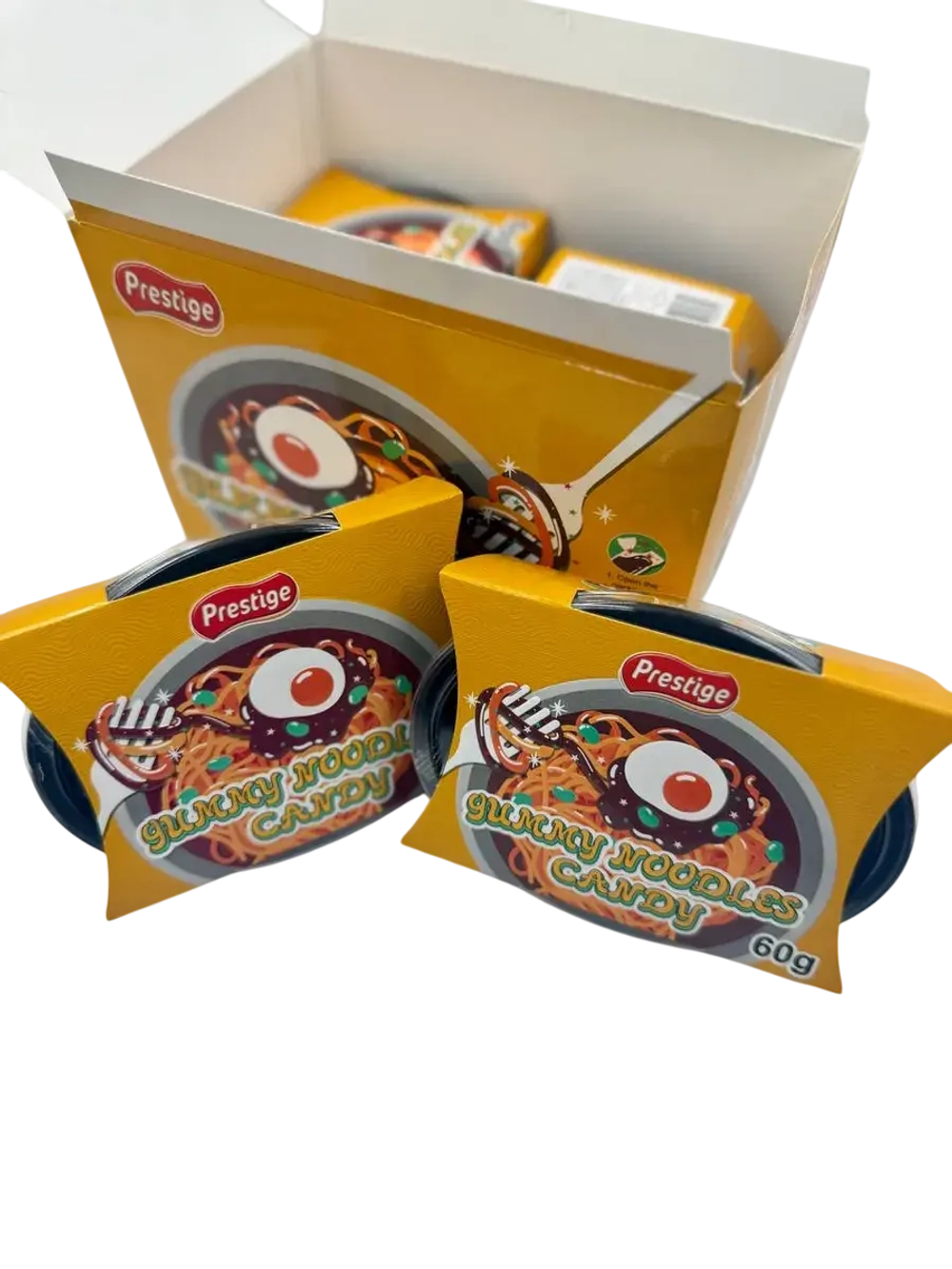 Жевательный мармелад макароны с яйцом (6шт по 60гр)