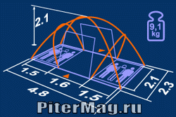 Палатка Нормал Элефант 4-6