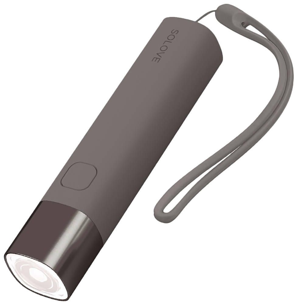 Фонарик Xiaomi Solove X3 Portable Flashlight Power Bank Purple черный