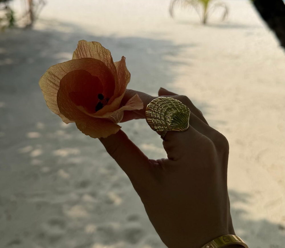 Кольцо РАКУШКА gold