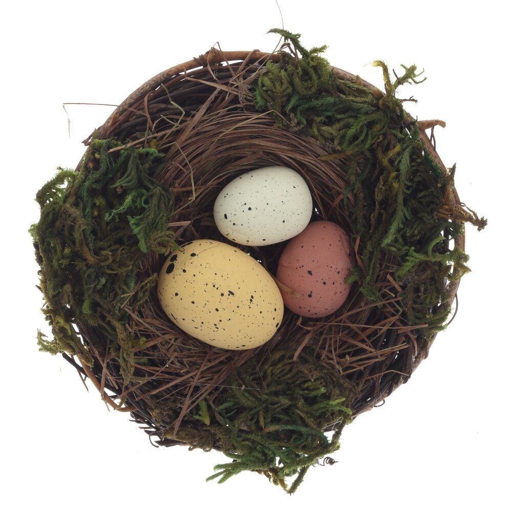 GAEM Набор из 3-х изделий декоративных "Гнездо пасхальное" (10*5), L33 W10 H5 см