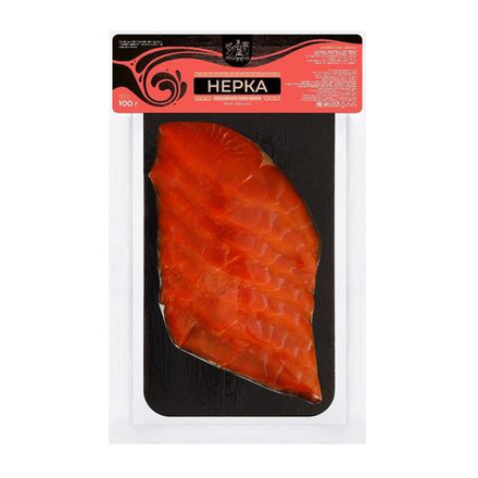 Нерка холодного копчения филе нарезка