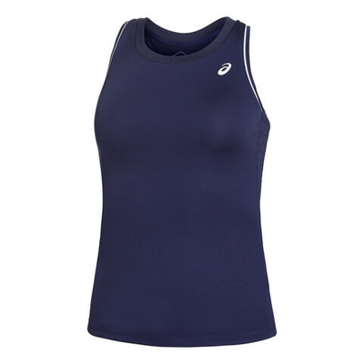 Женская теннисная майка ASICS Piping Tank Top Women - Dark Blue