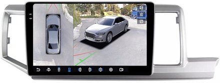 Магнитола для Honda Stepwgn 4 2009-2015 (правый руль) - FarCar BX10-360-9604 монитор 10.36" 2K QLED на Android 13, 6Гб+128Гб, CarPlay, 4G SIM-слот, 4 камеры в комплекте