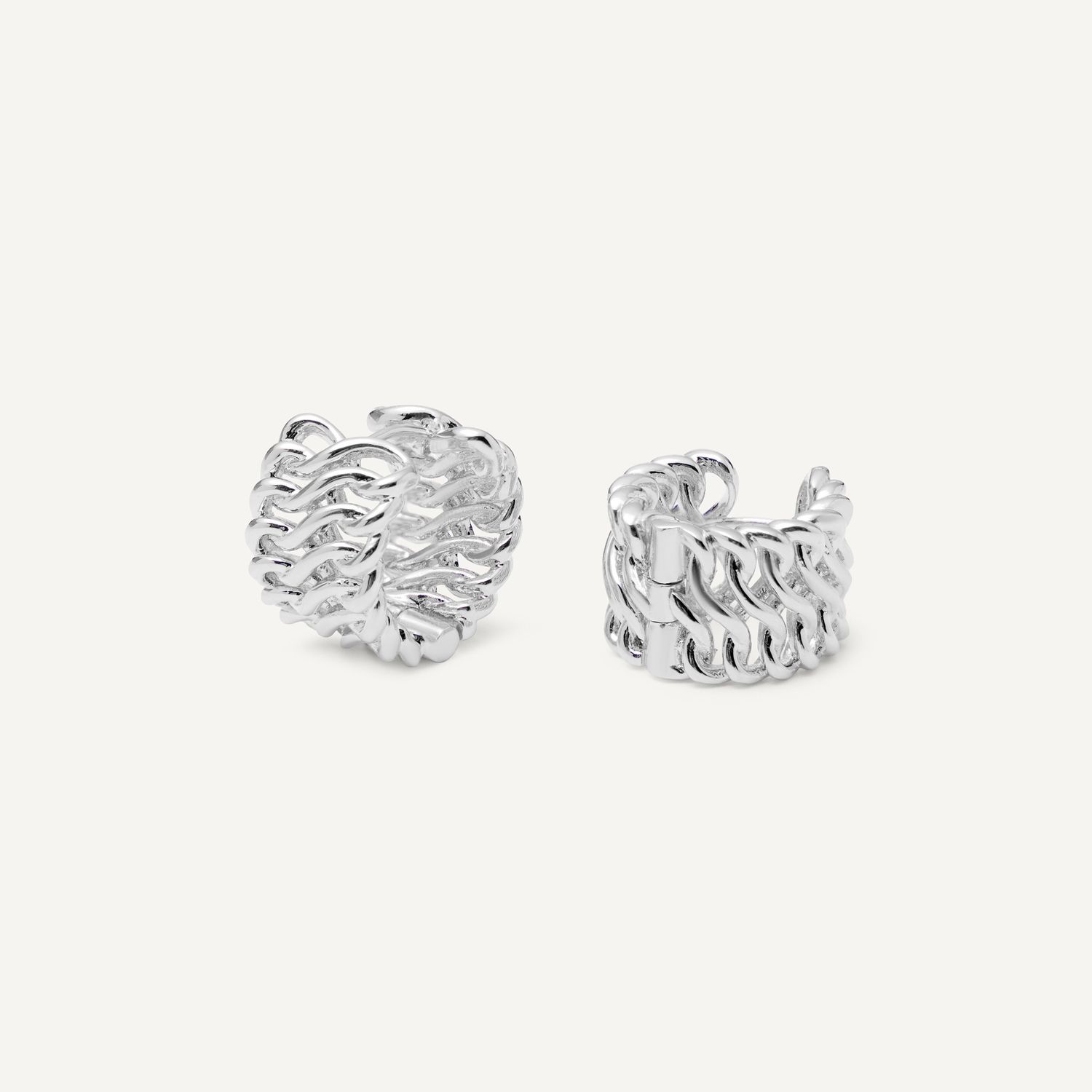 Серьги Safe Trap Earrings - Silver