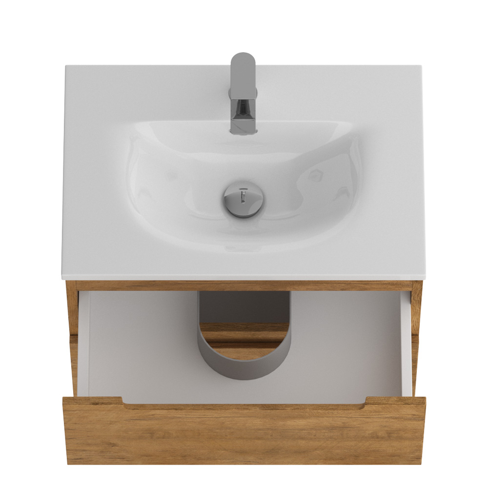 Тумба подвесная с раковиной BelBagno ETNA39-700/390-2C-SO-RN-P+BB-8099-3-70