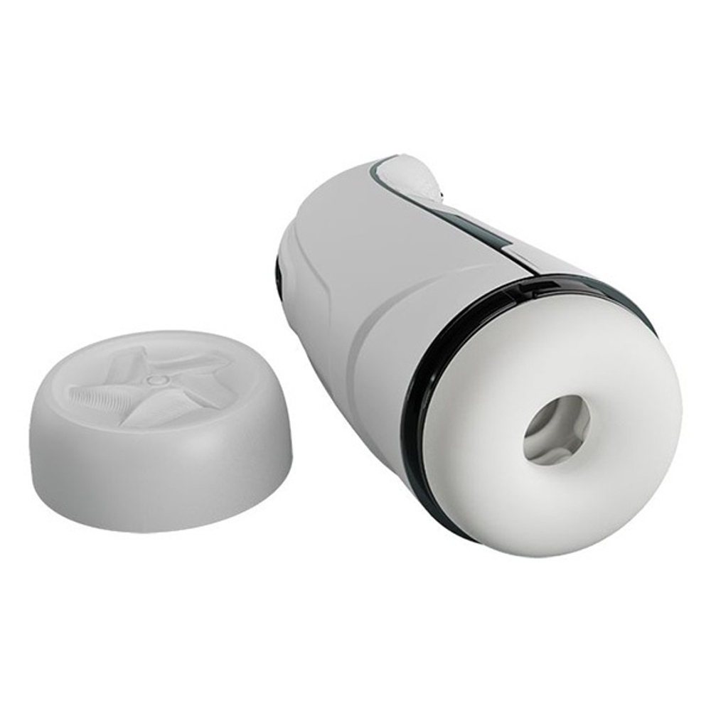 Вибромастурбатор 26см с функцией нагрева и подвижным язычком Baile Marissa BM-00900T73Z