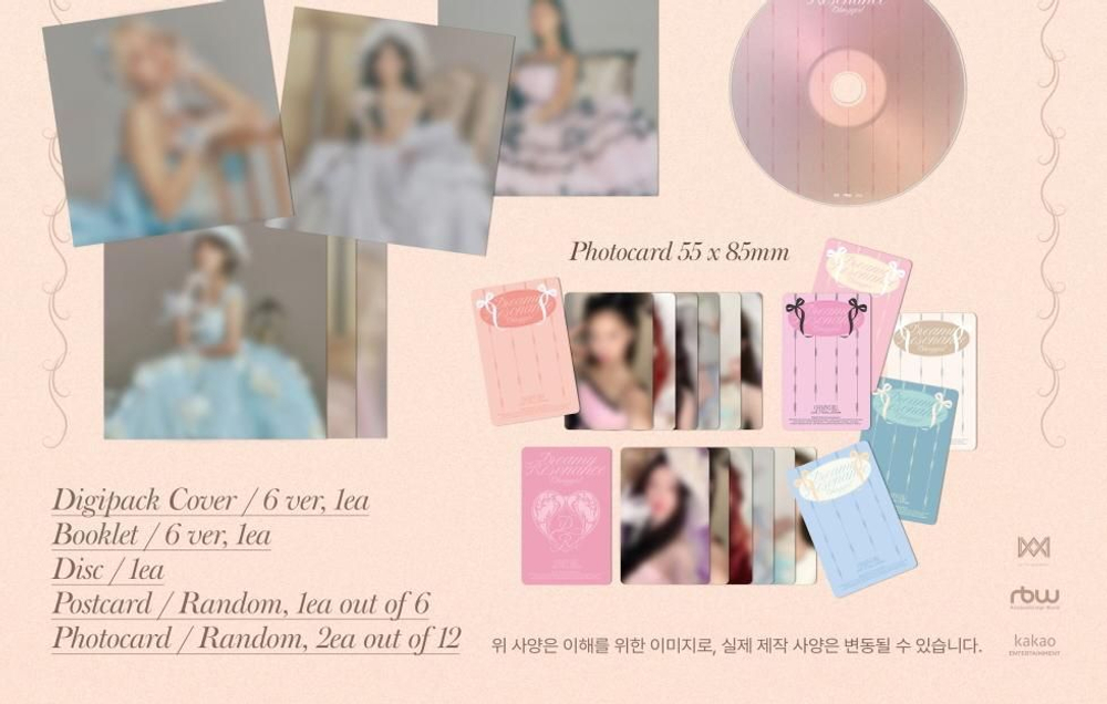 Альбом OH MY GIRL - DREAMY RESONANCE 10th Mini Album DIGIPACK RANDOM Version