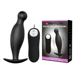 Анальная вибро-пробка Special Anal Stimulation (12 режимов) (Цвет: черный)