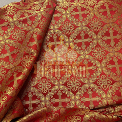 Парча "Милена" красная