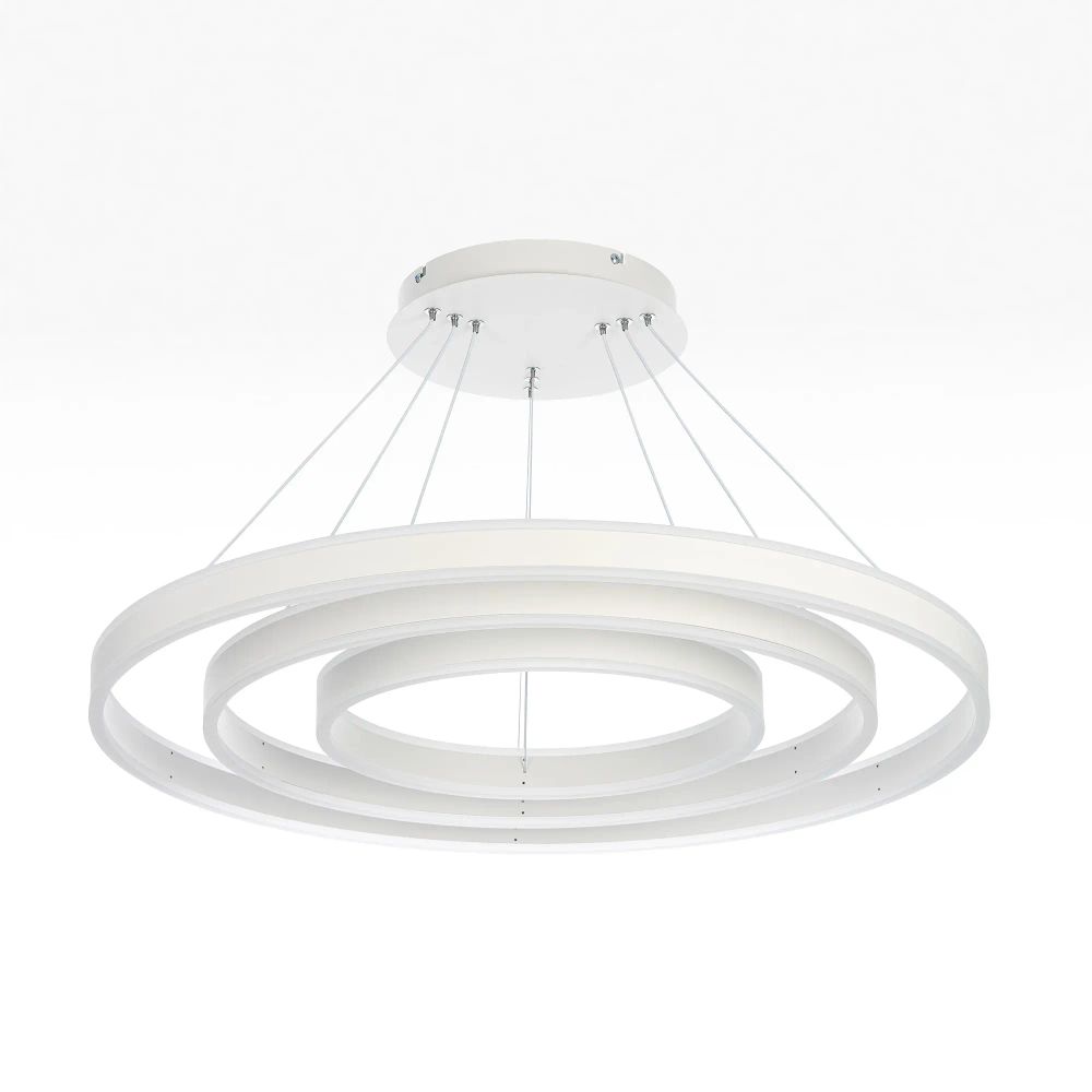 Citilux Дуэт CL719680 LED Люстра подвесная с пультом Белая