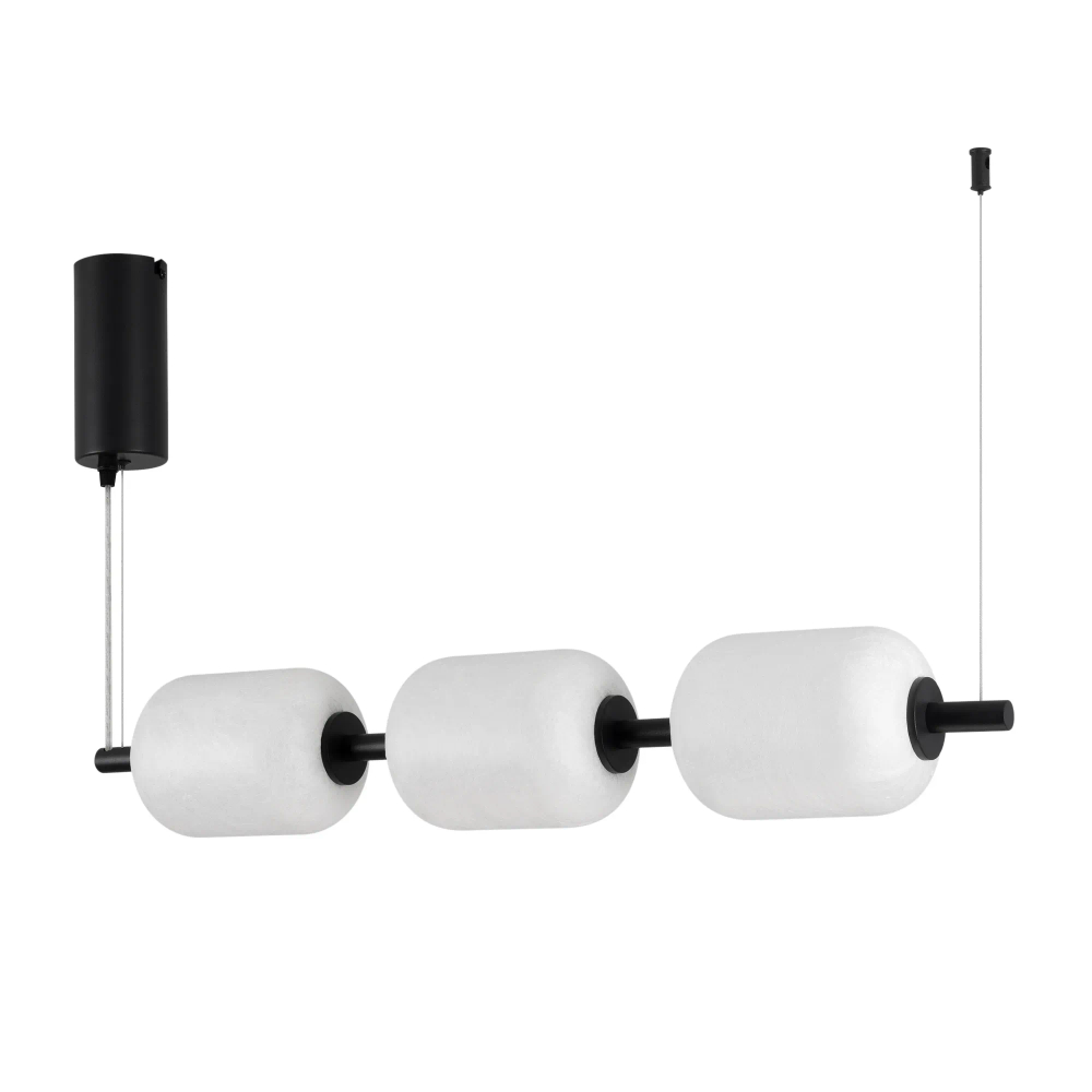 Светильник SP-CARAMELA-HANG-L720-12W Warm2700 (BK, 360 deg, 230V) (Arlight, IP20 Натуральный шелк, 3 года) 056885