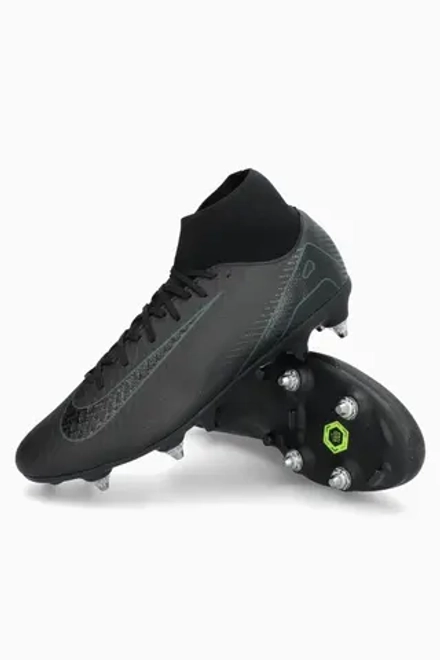 Бутсы Nike Zoom Mercurial Superfly 10 Academy SG-Pro AC - черный