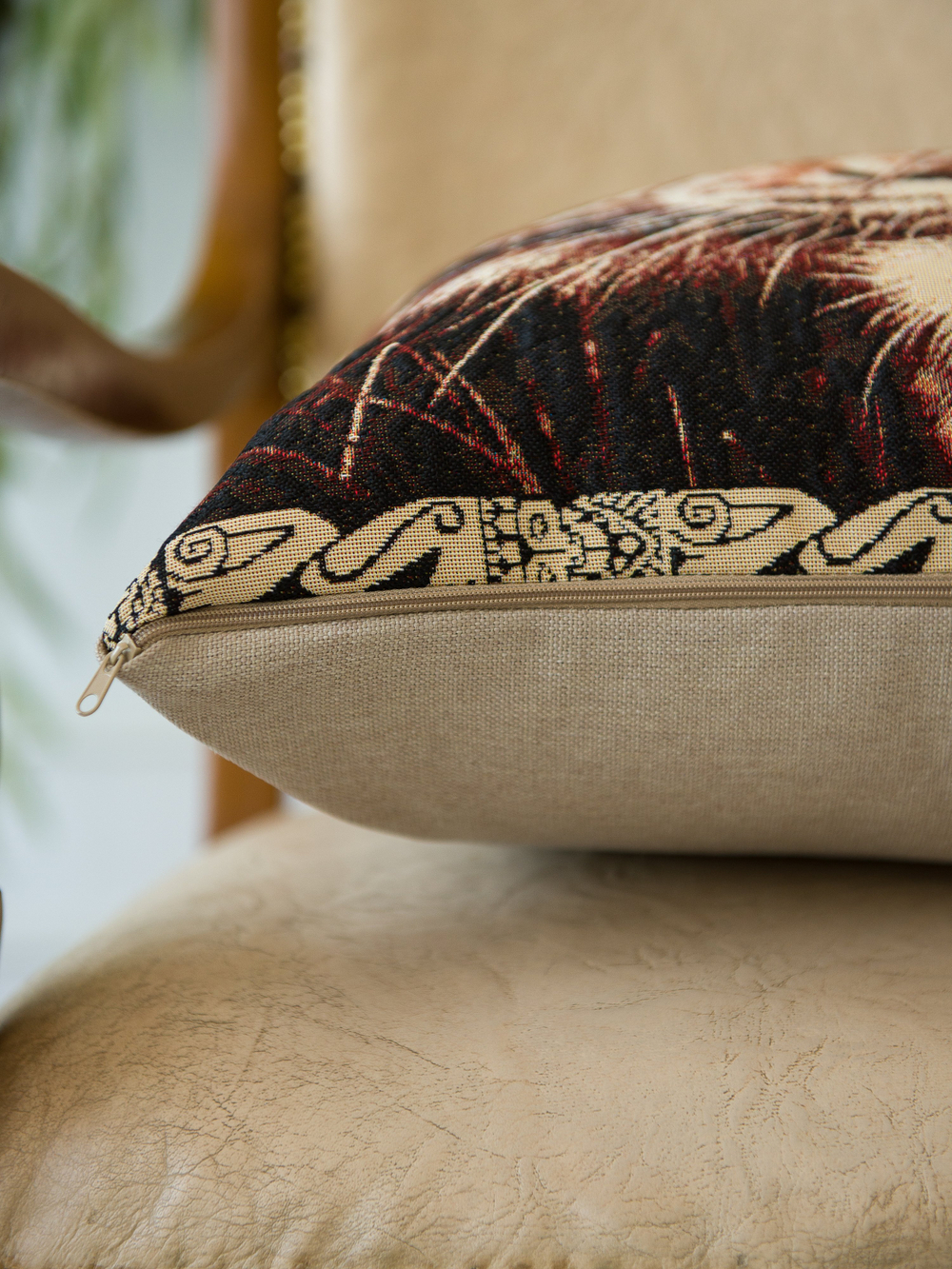 Наволочка для декоративной подушки Тигр 47х47