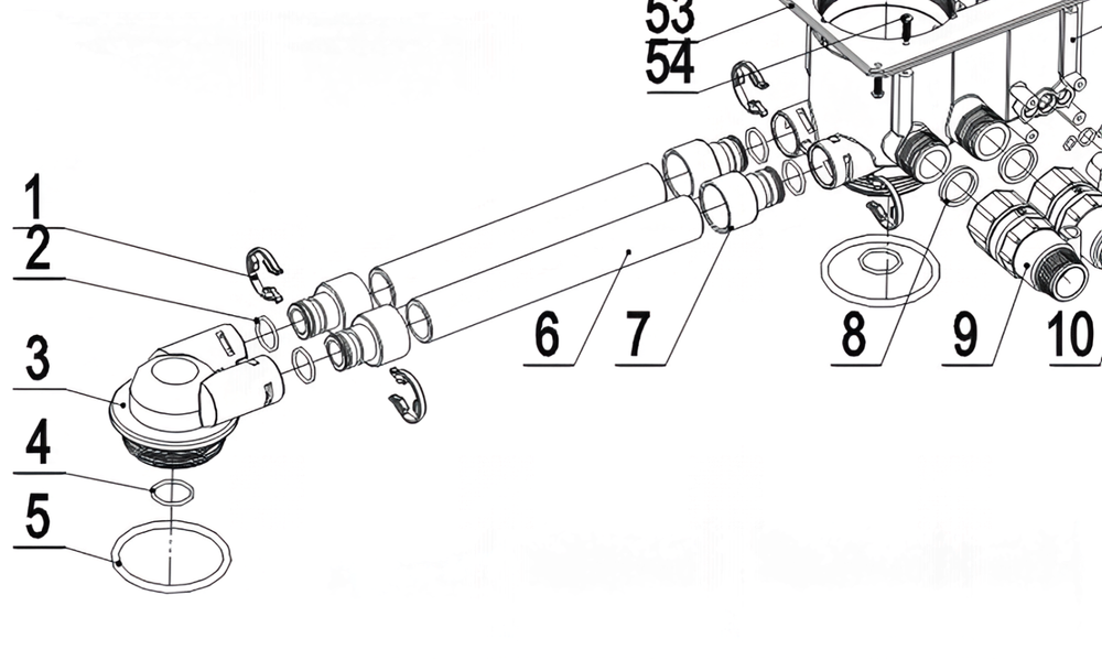 Запчасть Runxin для TMF 73A (twin/коннектор)